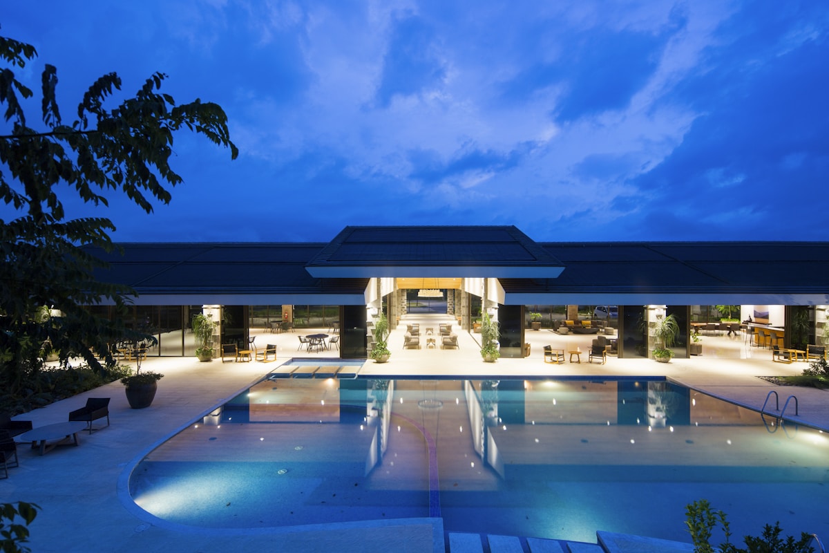 Resort lobby and hospitality